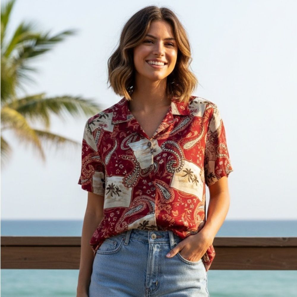 Marsh Landing Short-sleeve Shirt, Size-L
